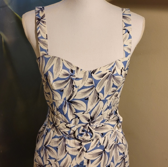 JONATHAN SIMKHAI Harper Floral sweetheart Jumpsuit - Picture 5 of 9